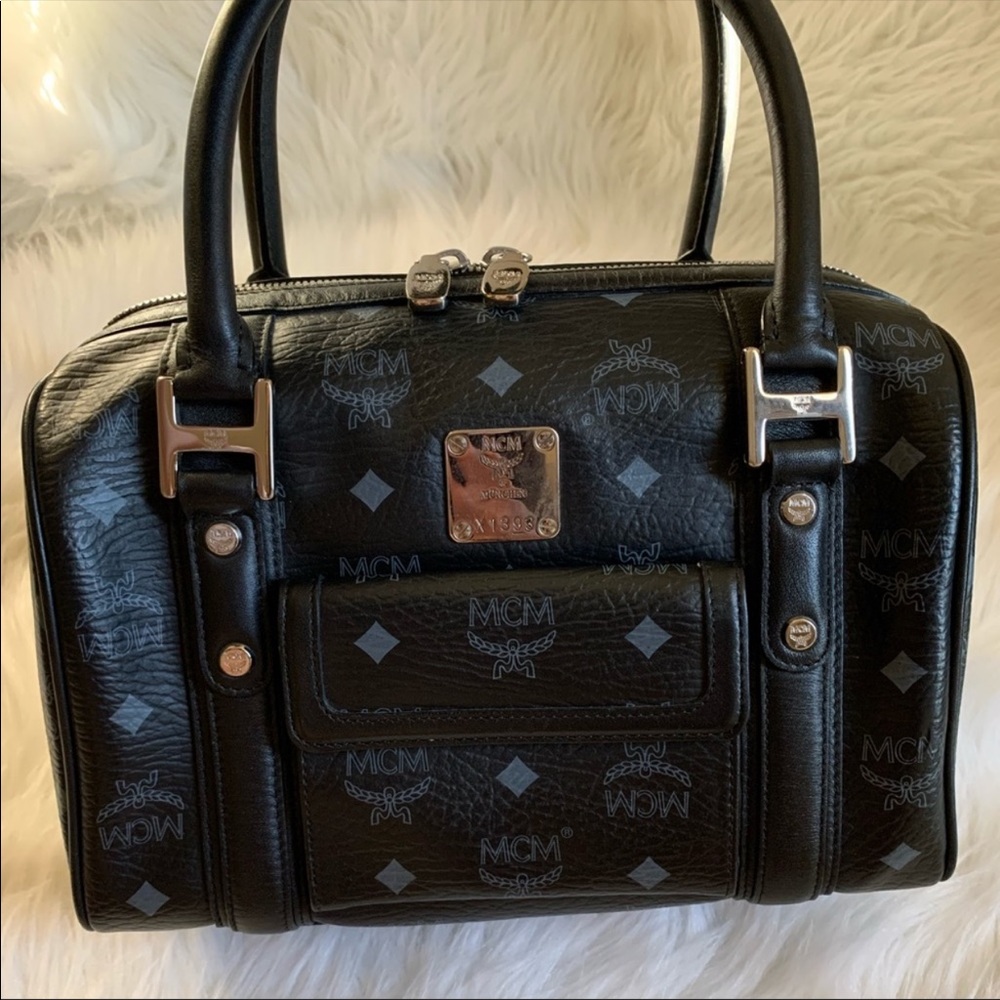 Authentic mcm boston type stark